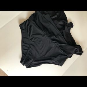 Plus size swim skort